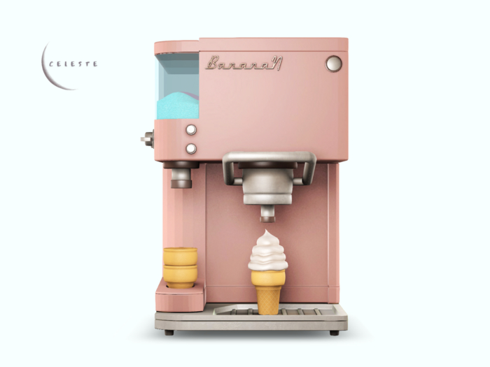 01 Cafe Mini Gacha - ice cream machine RARE