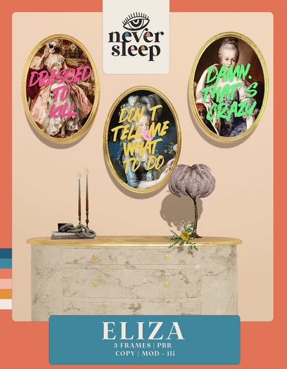 Never Sleep // Eliza Frame // Fatpack