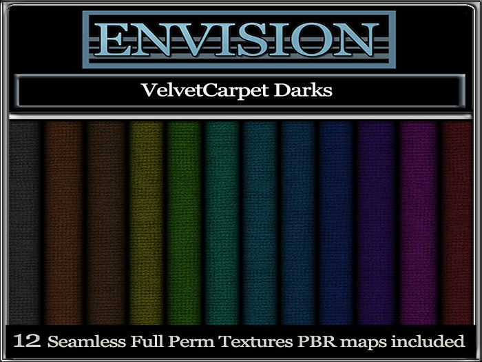 Envision!VelvetCarpet Darks (boxed)