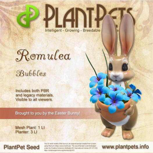 PlantPet Seed [Romulea *Bubbles*]