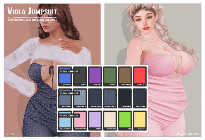 [*SP*] Viola Jumpsuit (Fatpack)