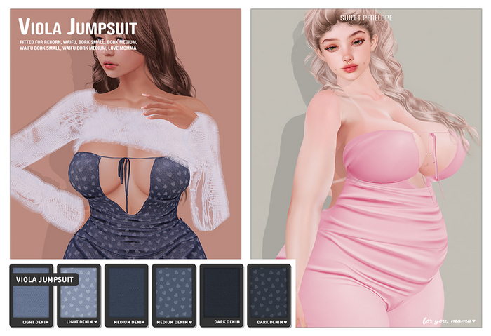 [*SP*] Viola Jumpsuit (Denim)