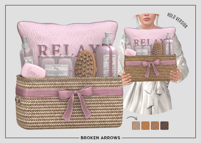 BROKEN ARROWS - Relaxing Basket - Roses 