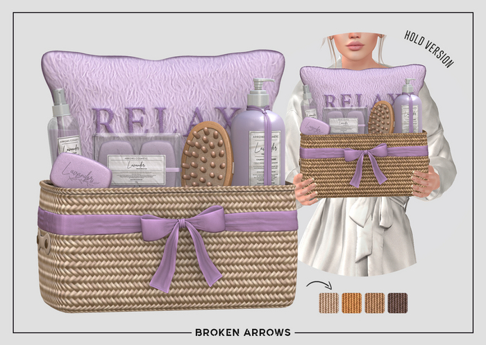 BROKEN ARROWS - Relaxing Basket - Lavander 