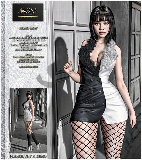 Anastyle - Momo B&W Outfit