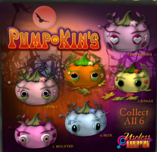 6 UA:PUMP-KIN'S BLUE BOXED