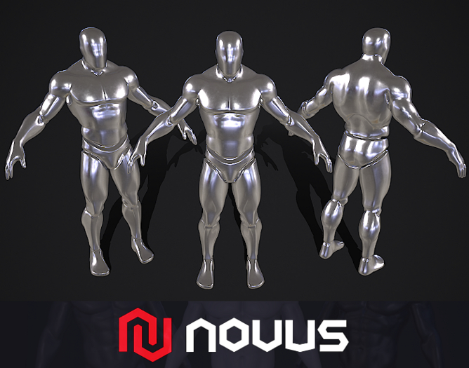 Male Mannequin  - Anatomy v2 {Metals}