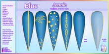 ~TL~ Blue Jennie Nails