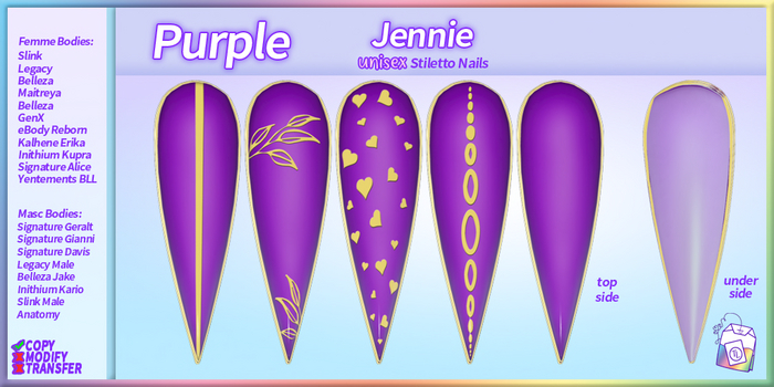 ~TL~ Purple Jennie Nails