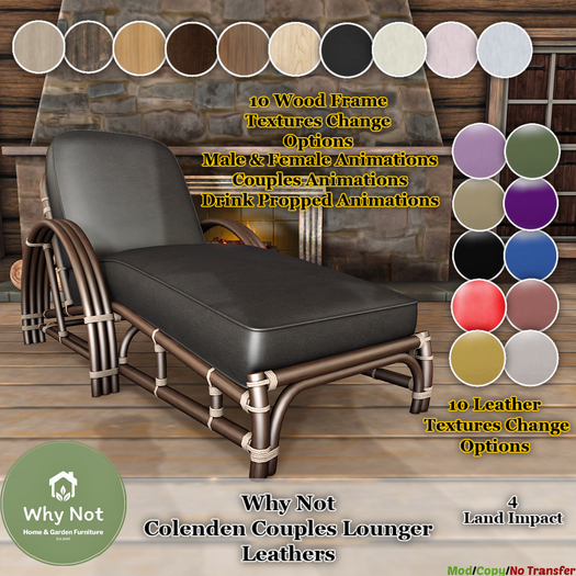 Why Not - Colenden Lounger-Leathers-Boxed