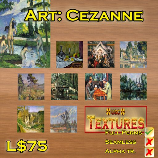 USC Textures - Art: Cezanne