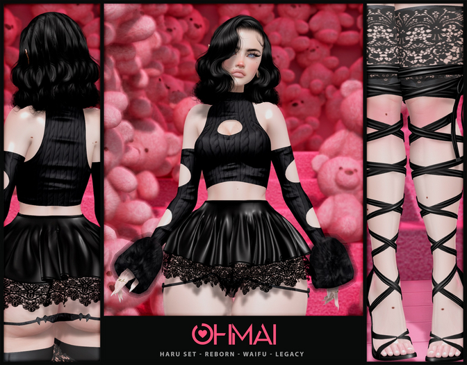 OHMAI UNPACK - Haru Set Bkack