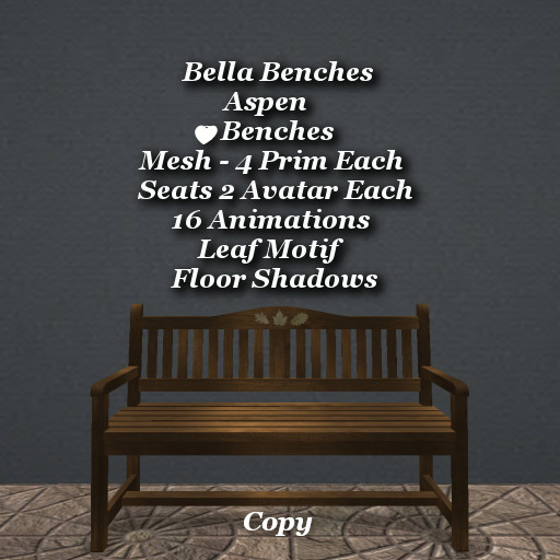 Bella Benches Aspen1