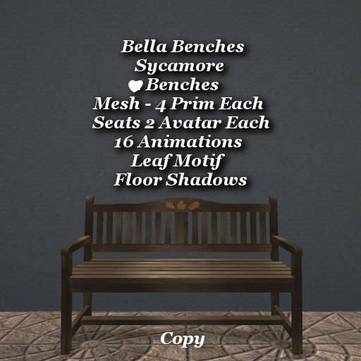 Bella Benches Sycamore1