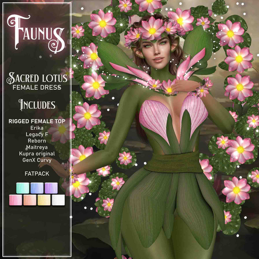 [Faunus] Sacred lotus // Dress