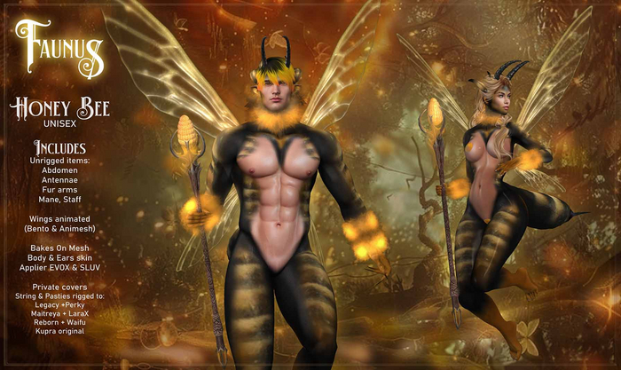 [Faunus] Honey Bee // Fatpack - Unisex