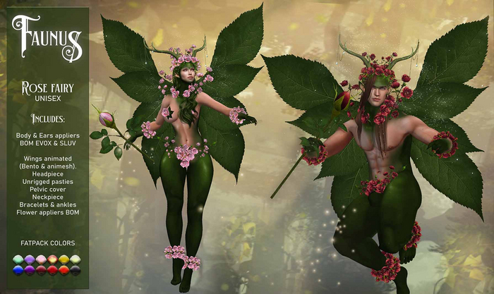[FFS] ROSE FAIRY - UNISEX ★ COMPLETE FATPACK ★