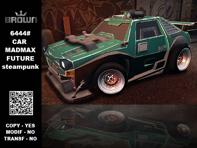 6444# CAR MADMAX FUTURE steampunk+ BONUS (BOX)