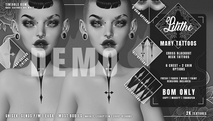 Lilithe'// Mary Tattoos [DEMO]