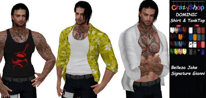 Crazy Dominic Shirt & TankTop