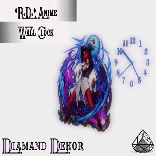 *R.D.* Anime Wall Clock