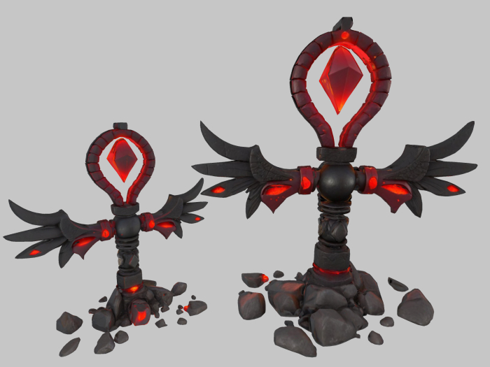 Ruby Crystal Ankh FULL PERM