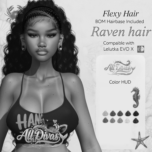 [All Divas]  Raven Hair  DEMO