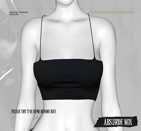 Absurde Nox //Black _Top Scarves