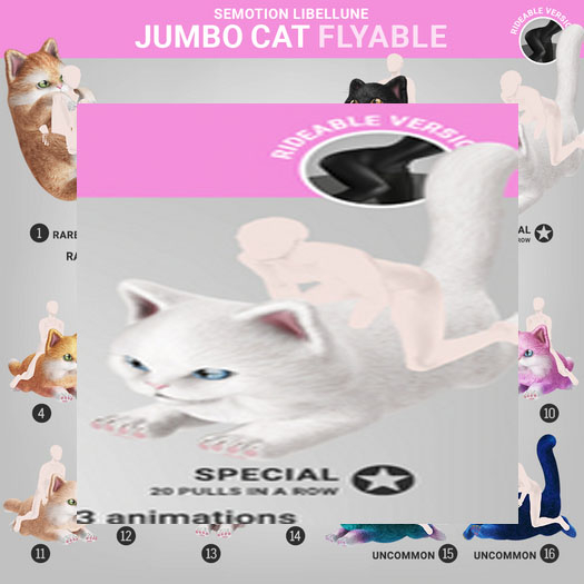 SEmotion Libellune Jumbo Cat Flyable SPECIAL