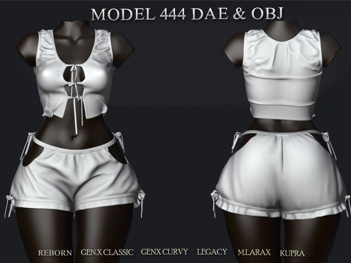 !GUTTO! MODEL 444  DAE & OBJ