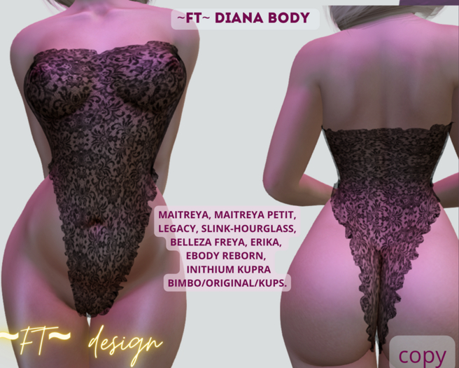 ~FT~  Diana Bodysuit 