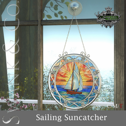 Swank & Co. Sailing Suncatcher