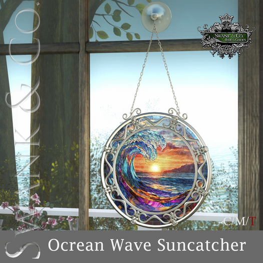 Swank & Co. Ocean Wave Suncatcher