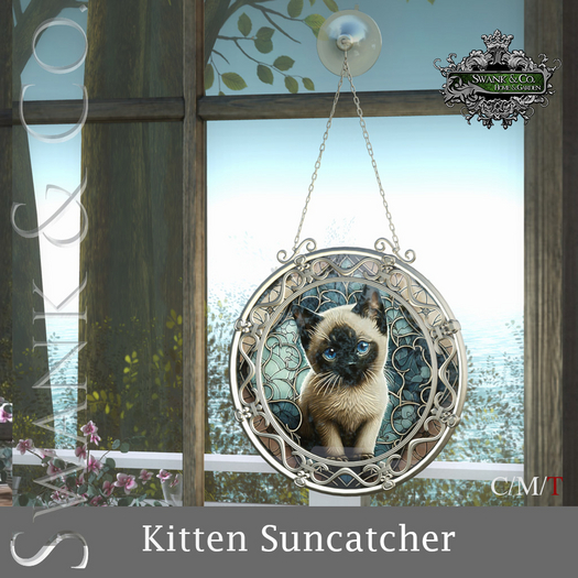 Swank & Co. Kitten Suncatcher