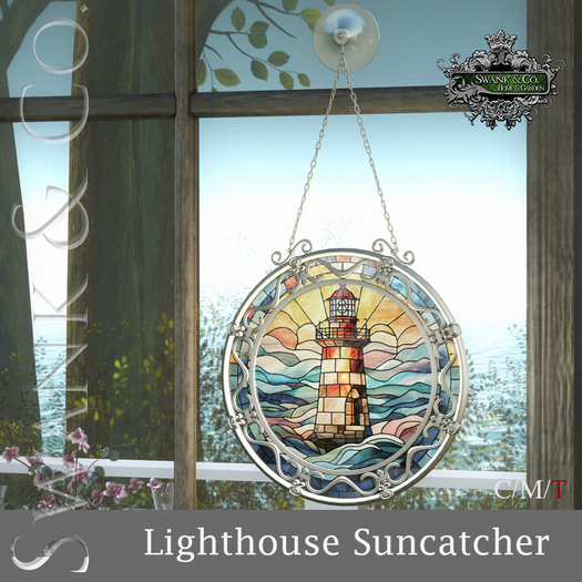 Swank & Co. Lighthouse Suncatcher