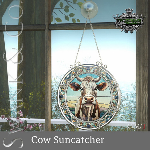 Swank & Co. Cow Suncatcher