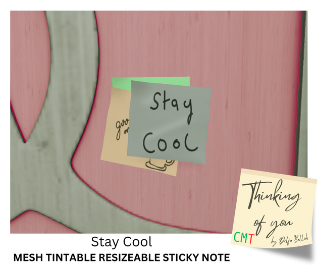 STAY COOL - Thinking of You Sticky Note