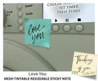 LOVE YOU - Thinking of You Sticky Note