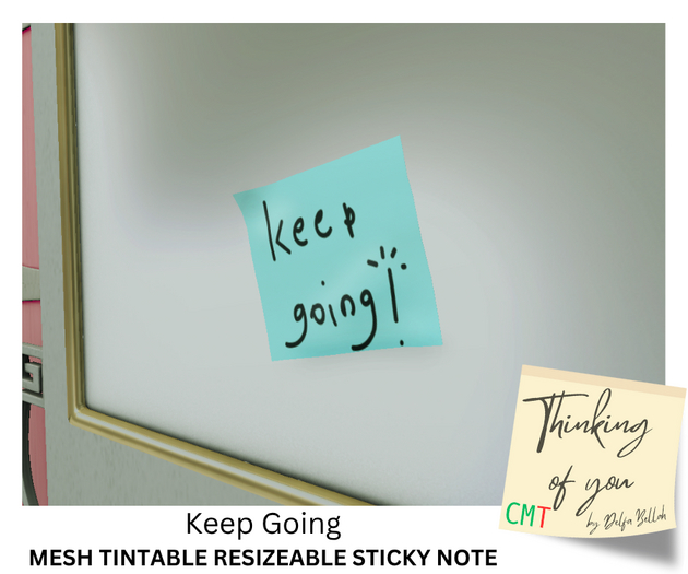 KEEP GOING - Thinking of You Sticky Note