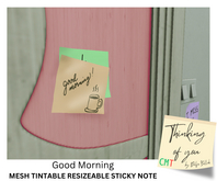 GOOD MORNING COFFEE - Thinking of You Sticky Note