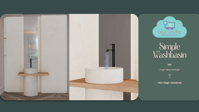 Ambice ~ Simple Washbasin