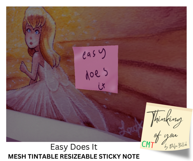 EASY DOES IT - Thinking of You Sticky Note