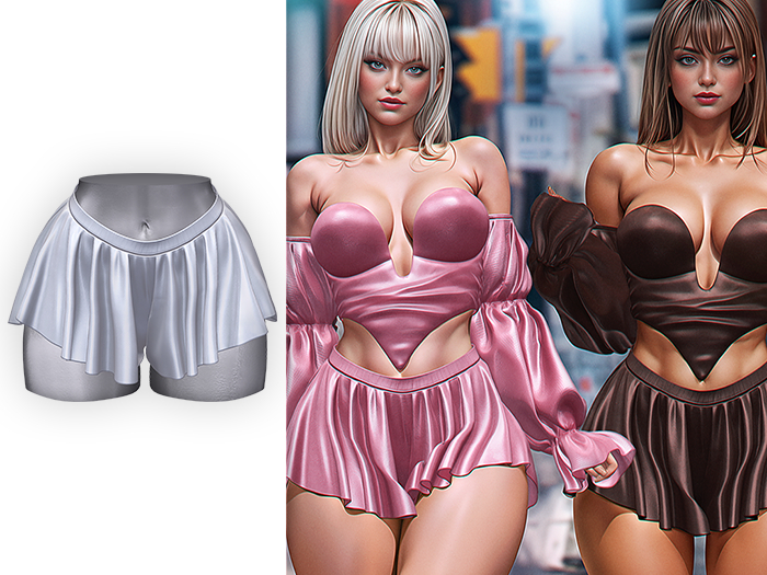 BONNICCI - Amber Short (White)