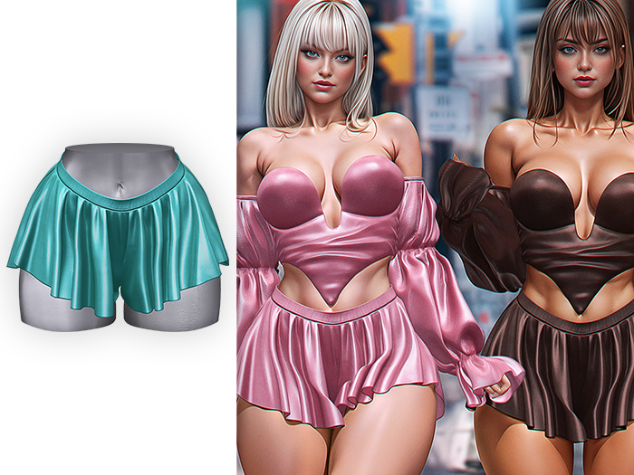 BONNICCI - Amber Short (Aqua)