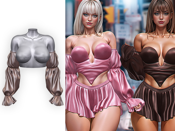 BONNICCI - Amber Sleeves (Cappuccino)