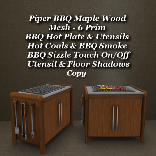 Piper BBQ Maple Wood1