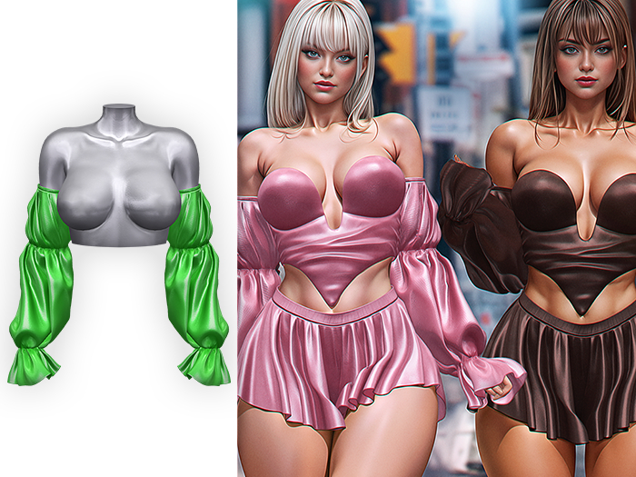 BONNICCI - Amber Sleeves (Lemon)