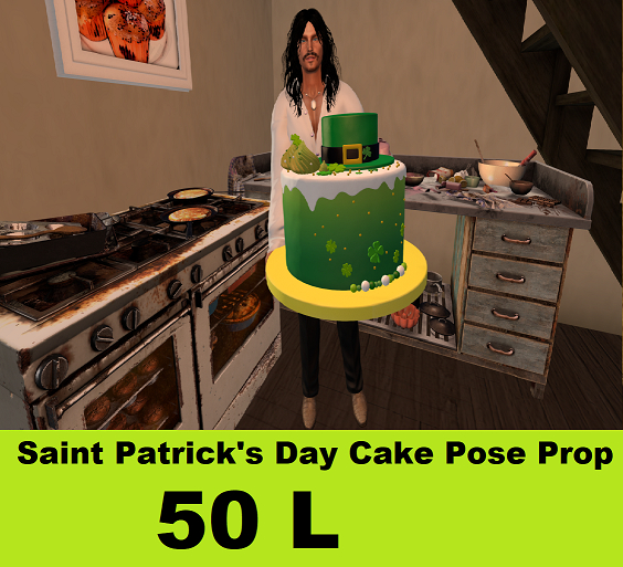 St Patrick's Day Hat Cake pose Prop box