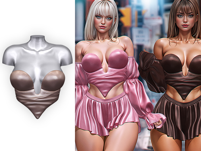BONNICCI - Amber Top (Cappuccino)