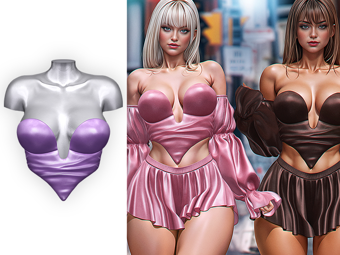 BONNICCI - Amber Top (Lavender)